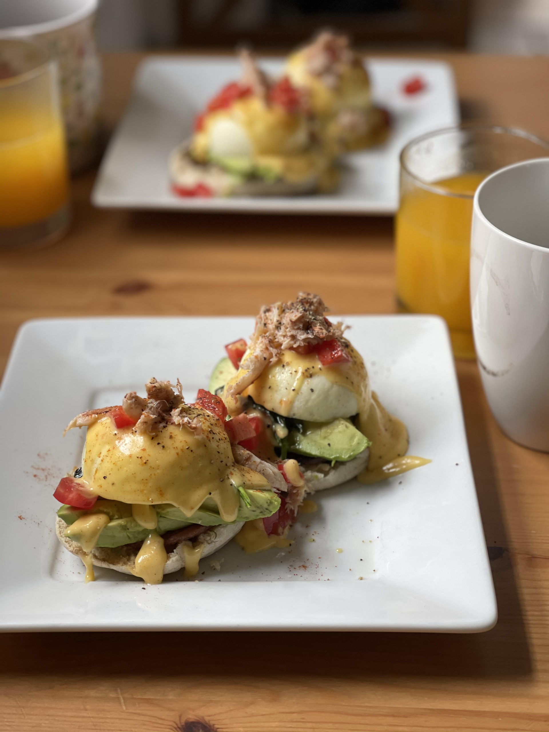 Eggs Benedict meets Maryland Crab