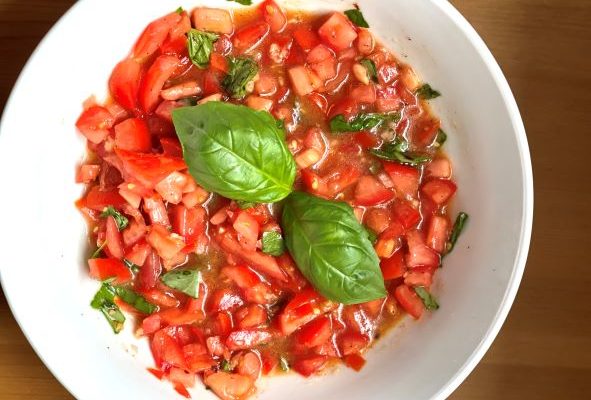 Refreshing Summer Appetizer, Bruschetta